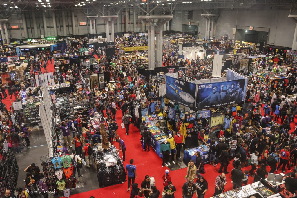 A comic convention.