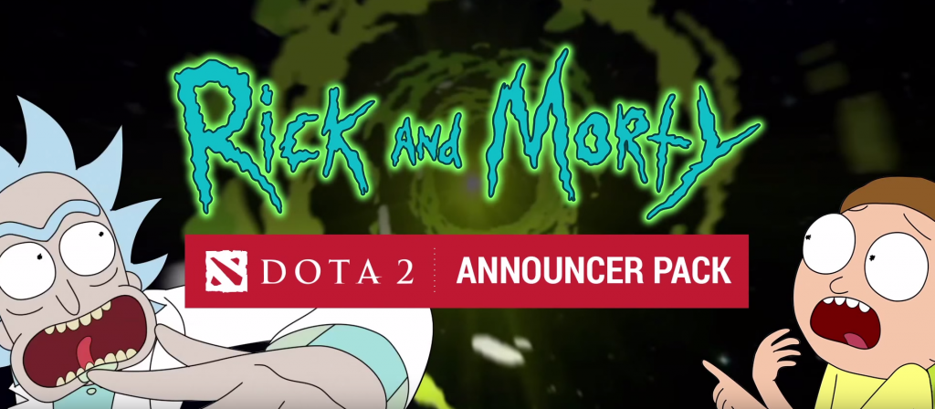 Rick and Morty Dota 2 Announcer Pack