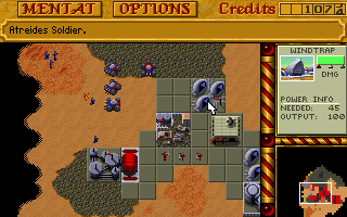 The humble beginnings of the RTS. Dune II even formed the original basis for WarCraft, with the original programmer going so far as to take art directly from screen-captures of the game.